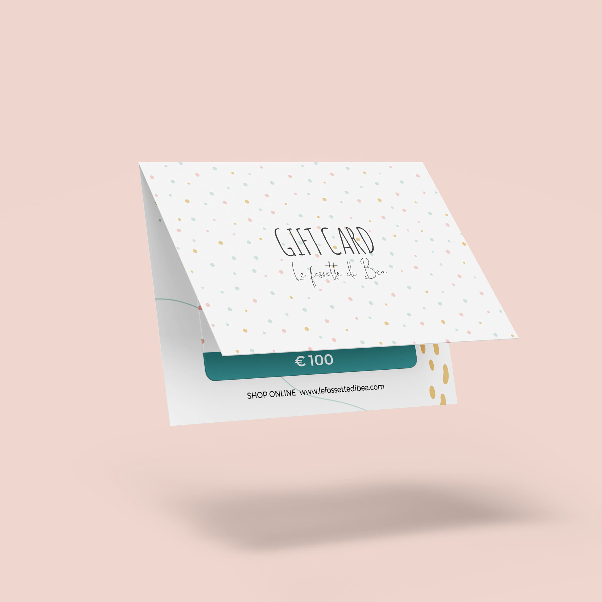 gift card shop online colori pastello bloomie visual designer